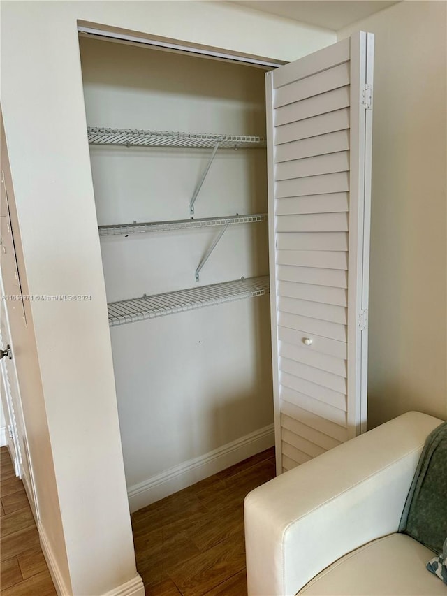 view of closet