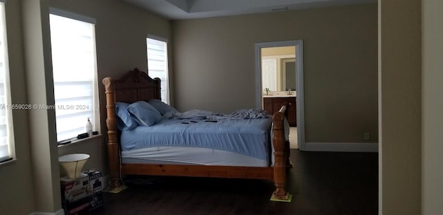 bedroom featuring ensuite bath