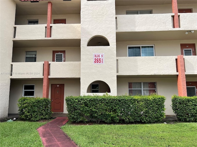 view of property with central AC unit