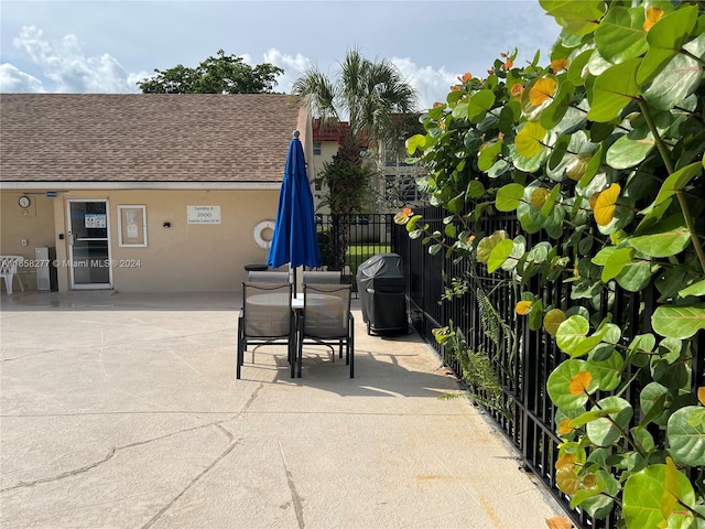 view of patio