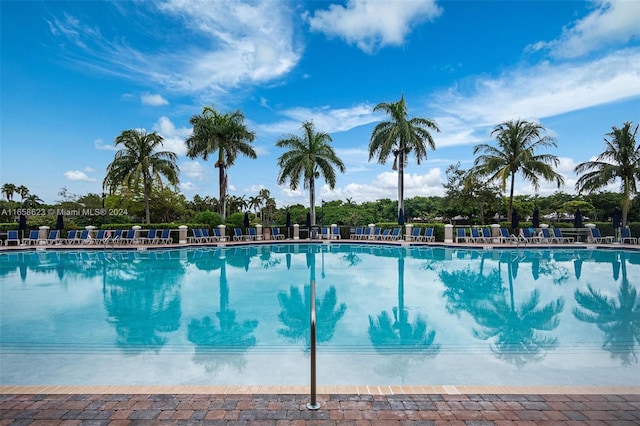 view of pool