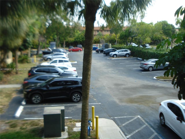 view of parking