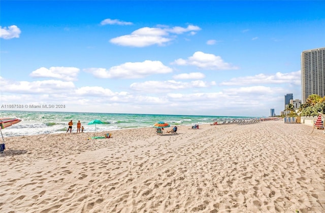 3801 S Ocean Dr Unit 12M, Hollywood, FL 33019 - water view featuring local beach