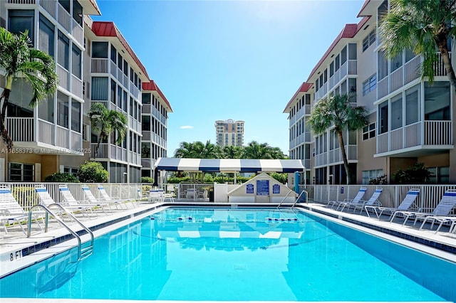 view of swimming pool