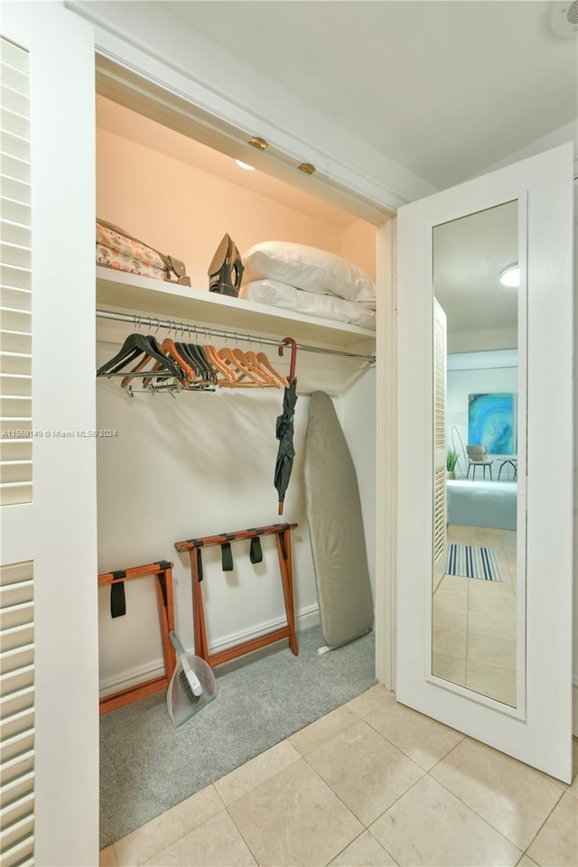 view of closet