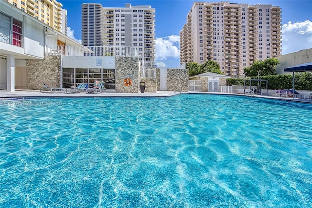 view of swimming pool