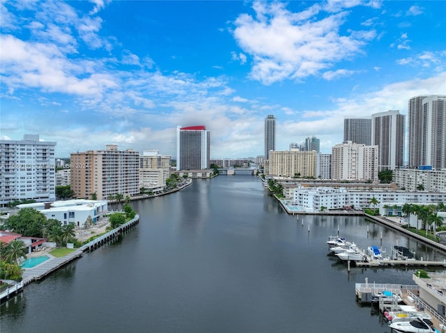 property view of water