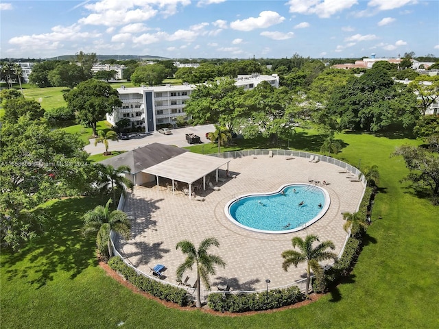 view of pool