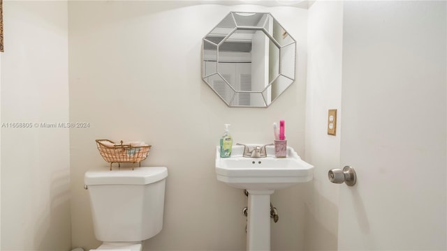 bathroom with toilet