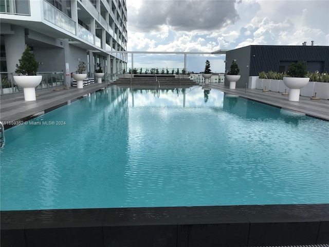 view of pool