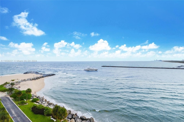 2200 S Ocean Ln Unit 702, Fort Lauderdale, FL 33316 - view of water feature with a beach view