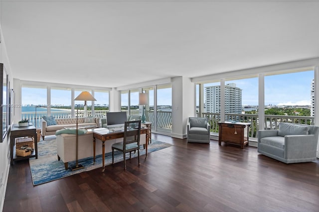 2200 S Ocean Ln Unit 702, Fort Lauderdale, FL 33316 - living room with wood finished floors