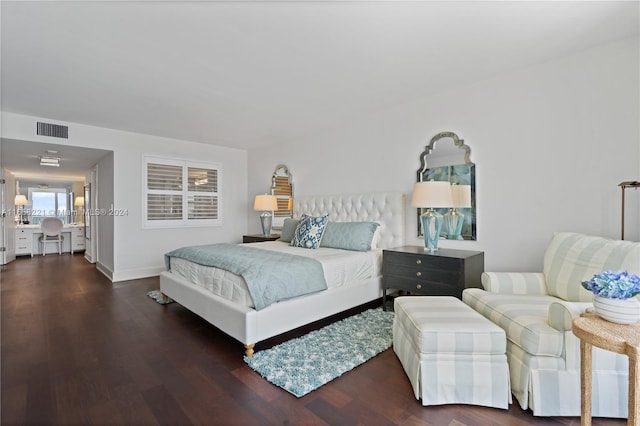 2200 S Ocean Ln Unit 702, Fort Lauderdale, FL 33316 - bedroom featuring visible vents, baseboards, and wood finished floors