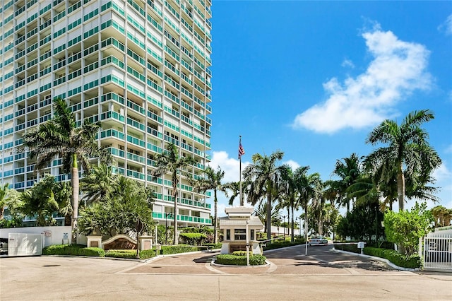 2200 S Ocean Ln Unit 702, Fort Lauderdale, FL 33316 - view of street with curbs and a gated entry