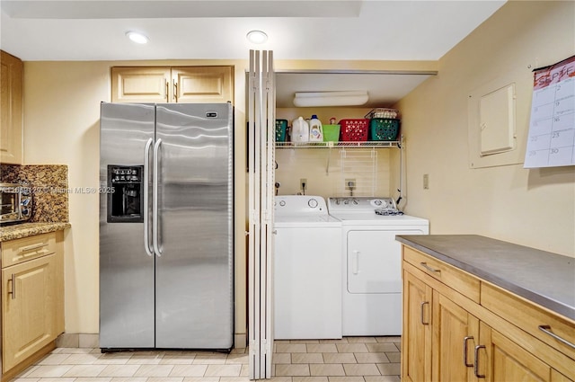 washroom with washer and clothes dryer