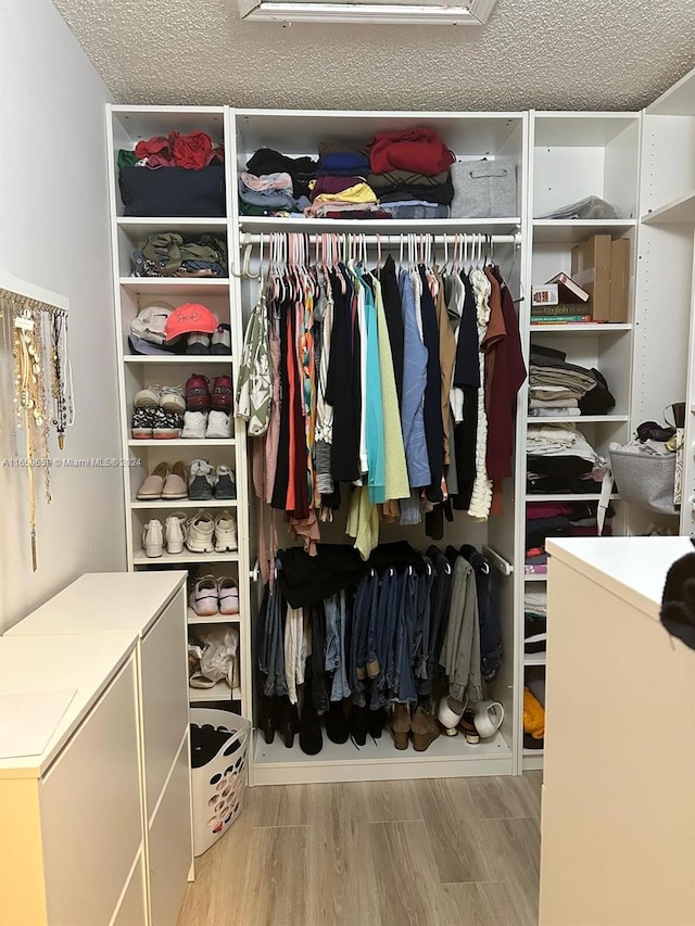 closet with washer / dryer