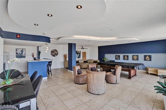 2500 NE 135th St Unit C301, North Miami, FL 33181 - common area with a textured ceiling and recessed lighting