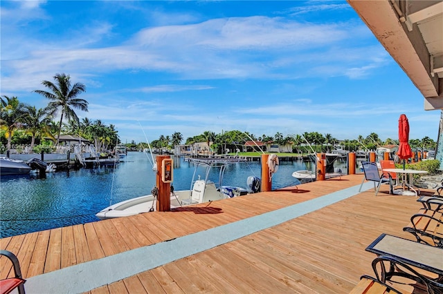 2500 NE 135th St Unit C301, North Miami, FL 33181 - dock area with a water view