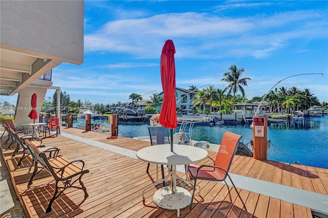 2500 NE 135th St Unit C301, North Miami, FL 33181 - dock area with a water view