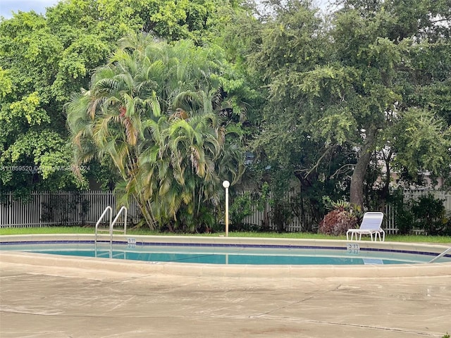 view of pool