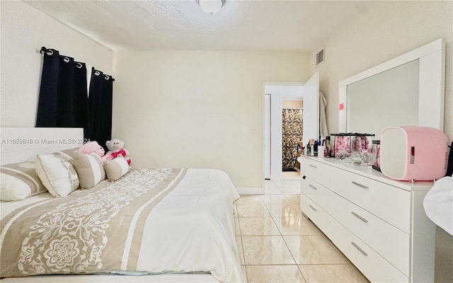 view of tiled bedroom