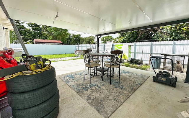 view of patio