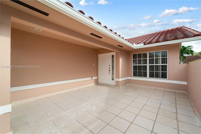 exterior space with a patio area