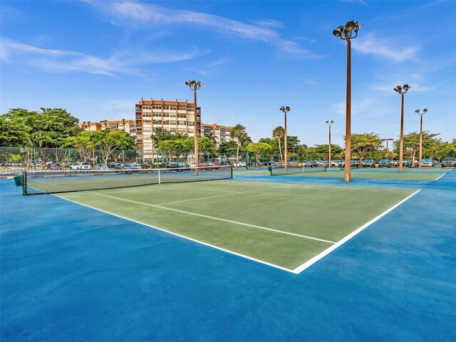 view of sport court