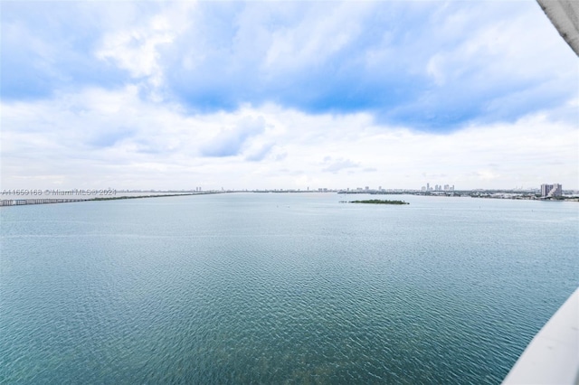 665 NE 25th St Unit 1704, Miami, FL 33137 - water view with a notable bridge