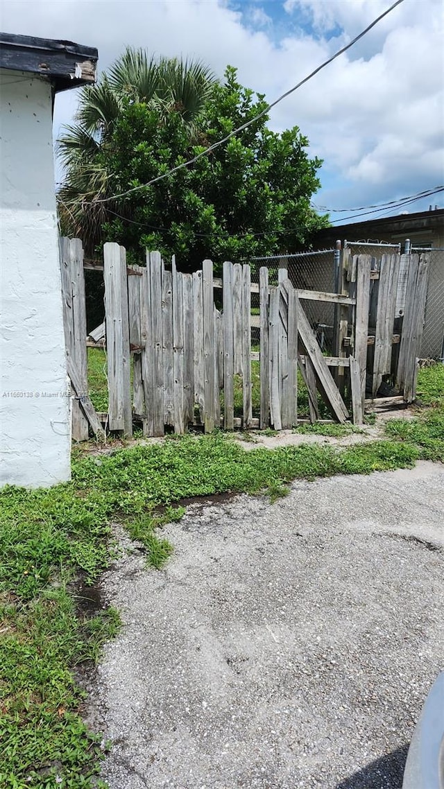 view of gate