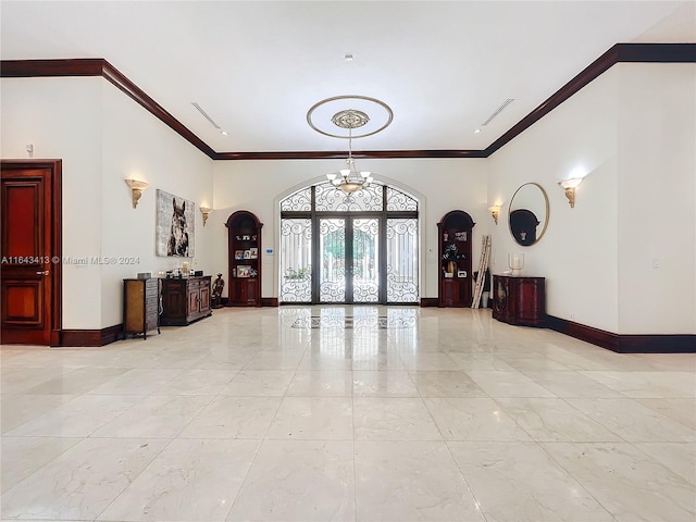 6710 SW 92nd St, Pinecrest, FL 33156 - common area with crown molding