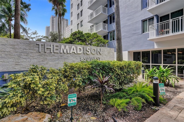 850 N Miami Ave Unit W-1810, Miami, FL 33136 - view of community / neighborhood sign
