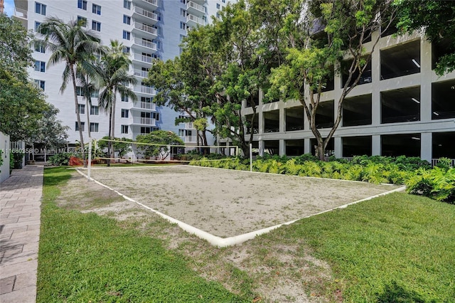 850 N Miami Ave Unit W-1810, Miami, FL 33136 - view of property's community with a yard and volleyball court