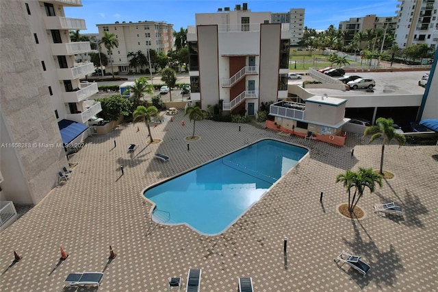 view of pool