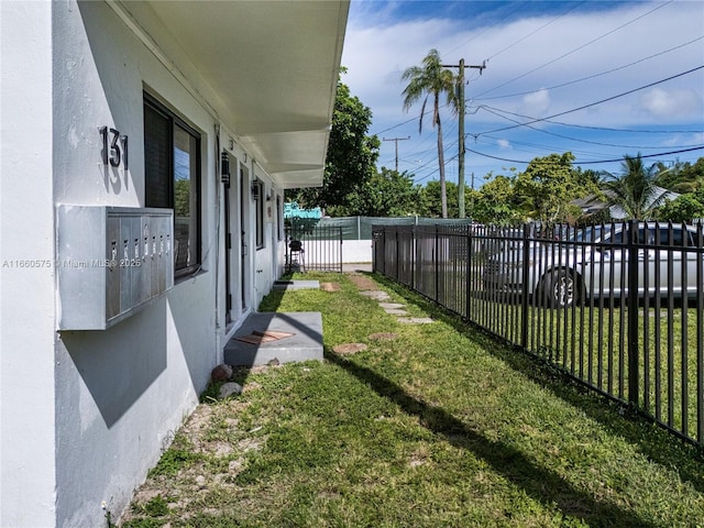 view of yard