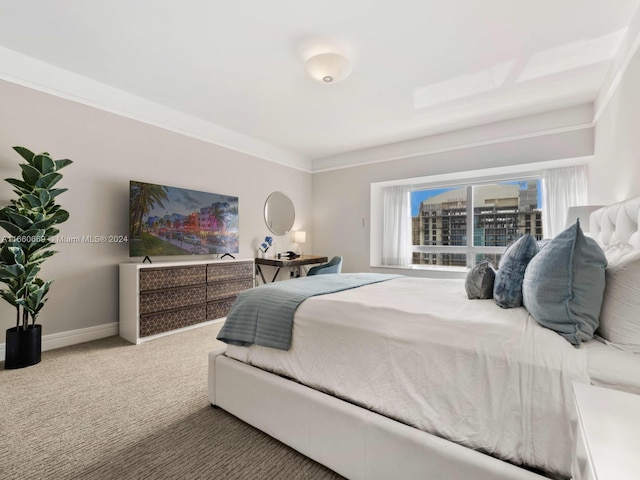 1435 Brickell Ave Unit 3212, Miami, FL 33131 - bedroom featuring baseboards and carpet floors