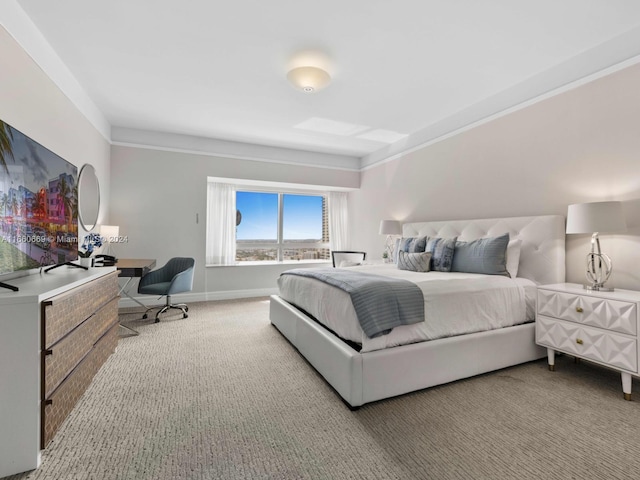 1435 Brickell Ave Unit 3212, Miami, FL 33131 - bedroom featuring baseboards and light carpet