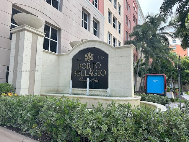 view of community / neighborhood sign