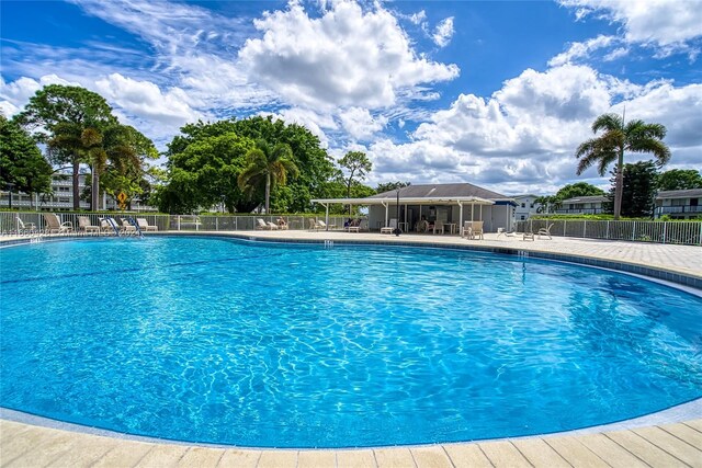 view of pool