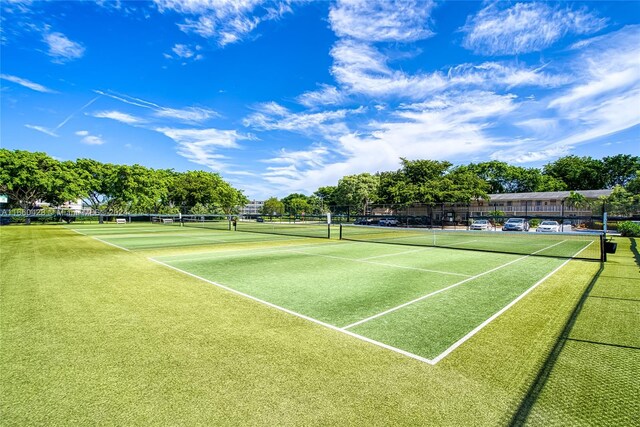 view of sport court