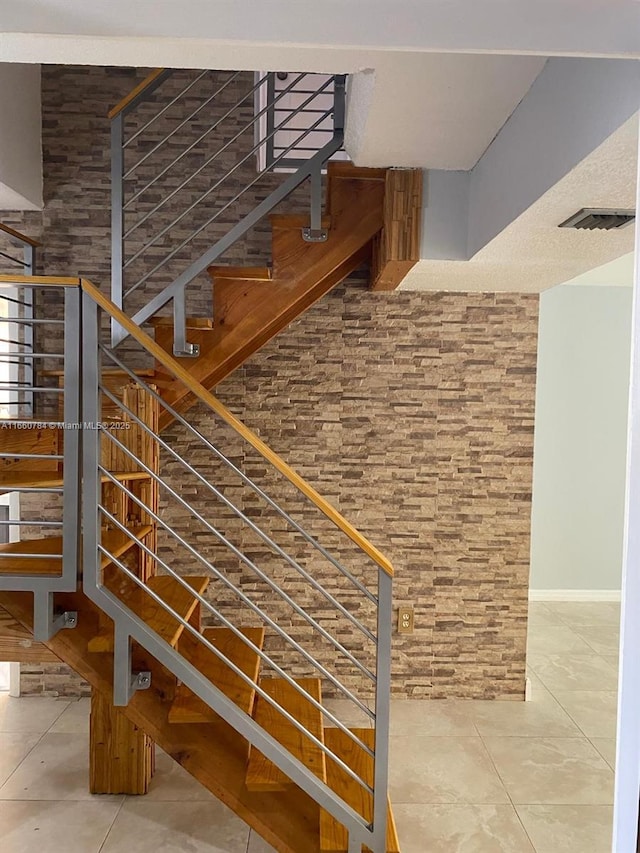 1182 W 37th Ter Unit 11, Hialeah, FL 33012 - stairway with tile patterned floors and visible vents