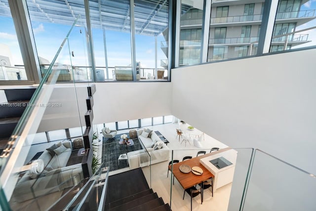 interior space featuring hardwood / wood-style flooring