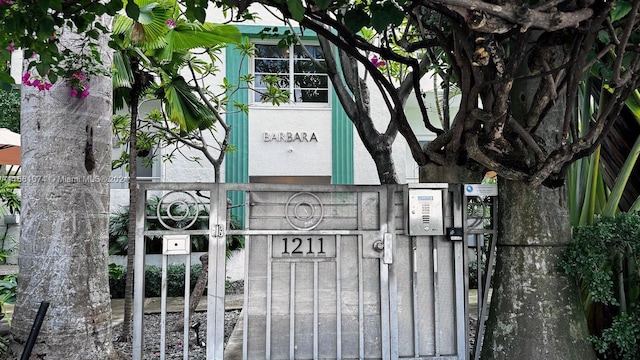exterior space with fence