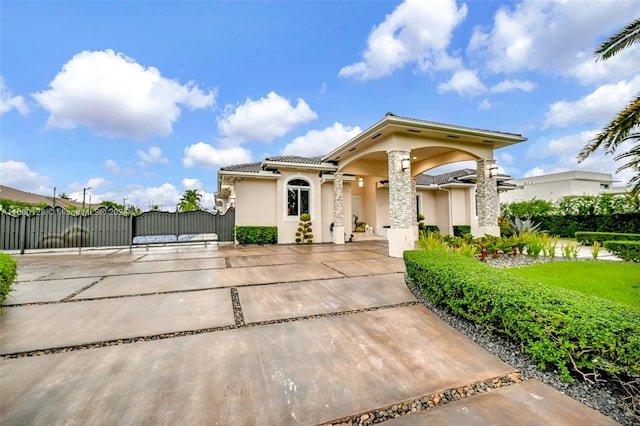 view of mediterranean / spanish-style house