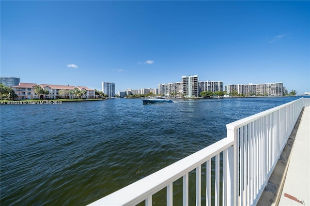 3800 S Ocean Dr Unit 416, Hollywood, FL 33019 - view of water feature with a city view