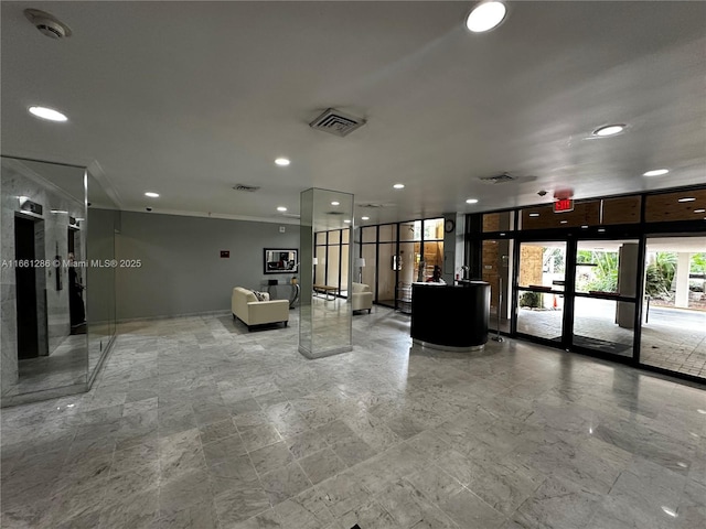 view of community lobby