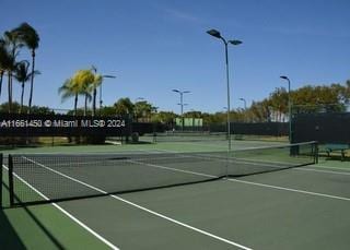 view of tennis court