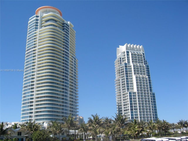 view of property with a view of city