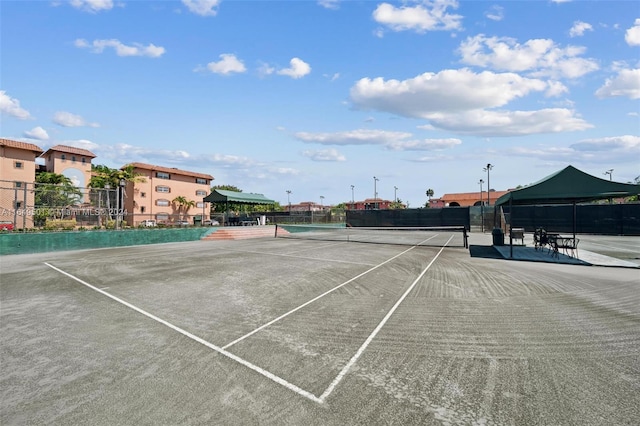 view of tennis court