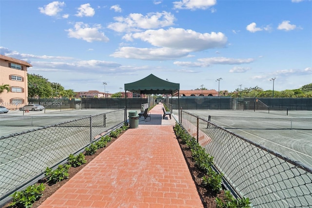 620 Tennis Club Dr Unit 111, Fort Lauderdale, FL 33311 - view of tennis court with fence